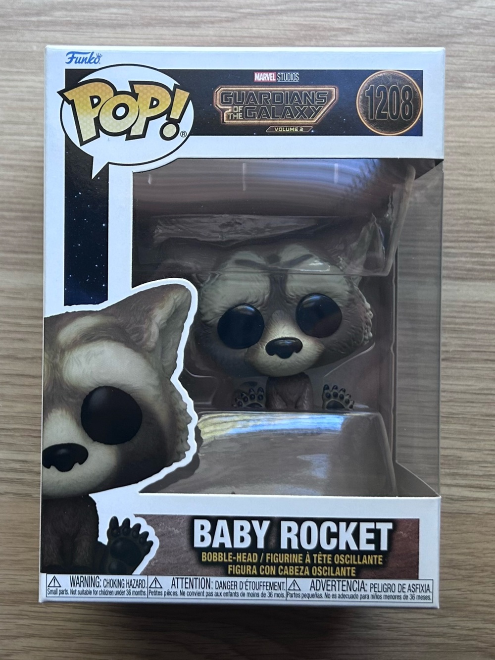 Funko Pop! Baby Rocket from Guardians of the Galaxy Vol. 3 #1208